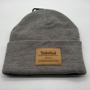 Timberland est 1973 logo patch winter casual beanie OSFM Unisex NWT